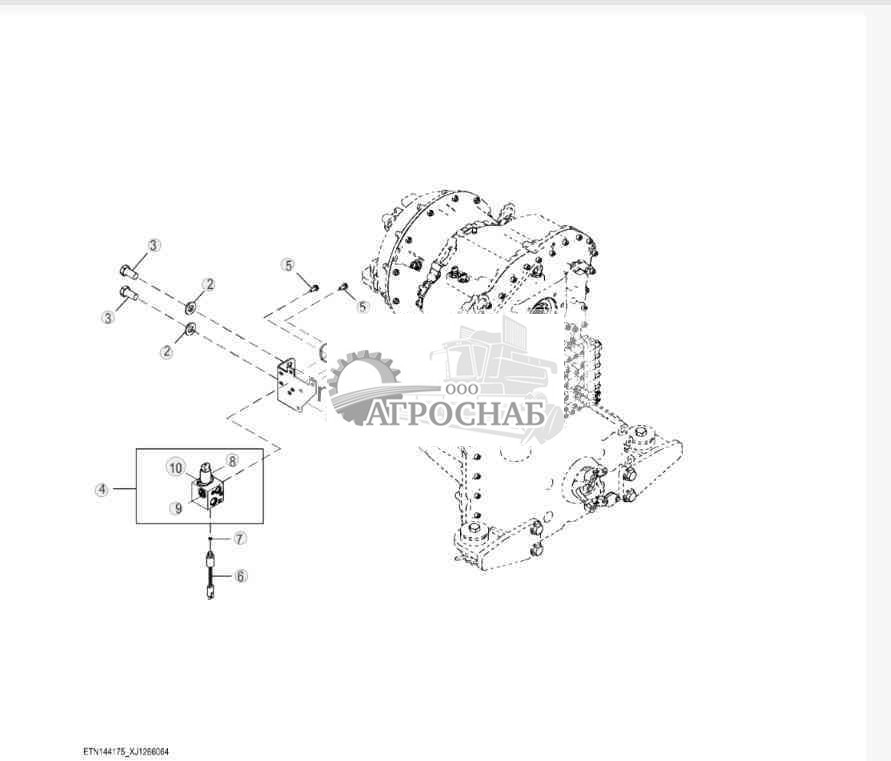 Клапан стояночного тормоза 